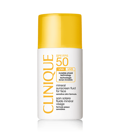 spf 50 mineral sunscreen fluid for face