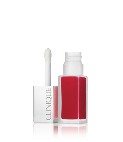 Rouge à lèvres mat + base de teint Clinique Pop Liquid™