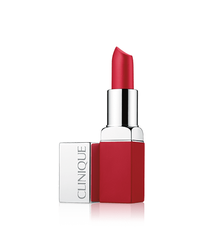 Rouge à lèvres mat + base de teint Clinique Pop™