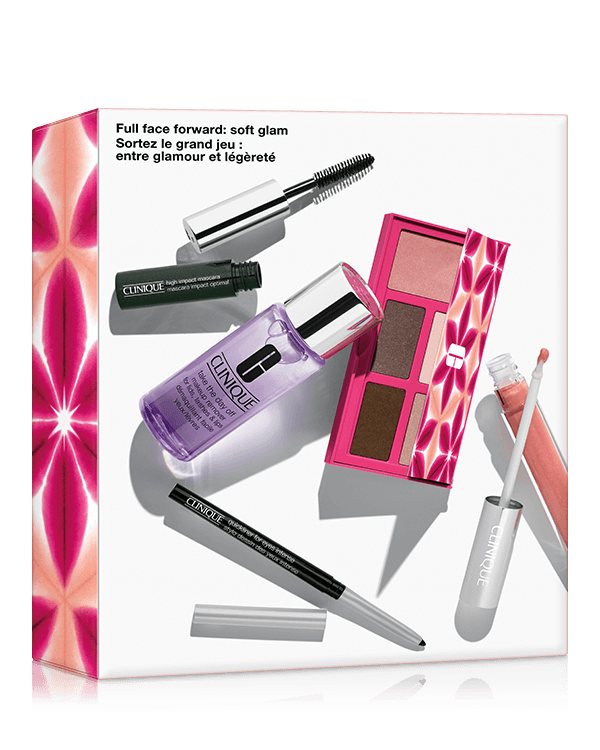 Full Face Forward: Soft Glam Makeup Set, Everything you need for an everyday glam makeup look. A $157.00 value.
