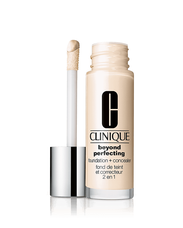 Beyond Perfecting™ Foundation + Concealer, A foundation-and-concealer in one for a natural look that lasts 24 hours.