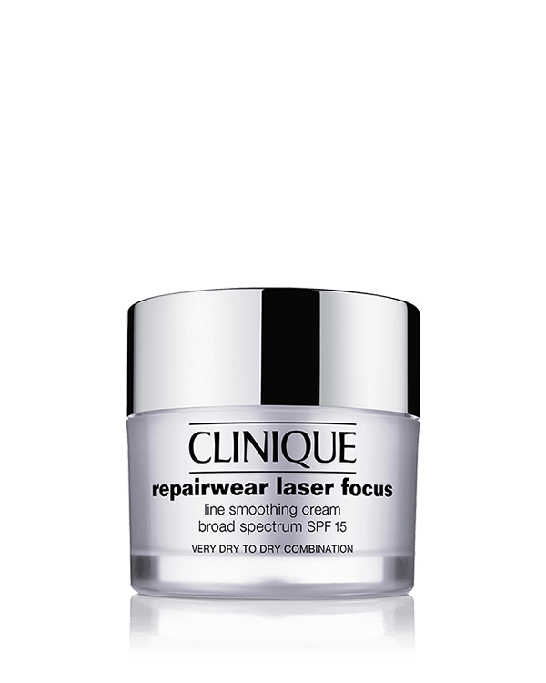 Repairwear Laser Focus&amp;trade; Line Smoothing Cream Broad Spectrum SPF 15, De-aging moisturizer with SPF reduces the appearance of fine lines.