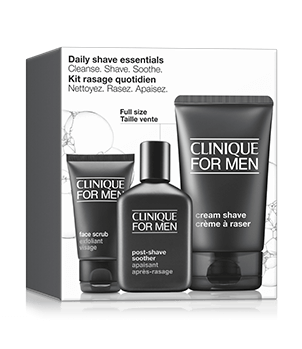 Daily Shave Essentials Set: Cleanse. Shave. Soothe