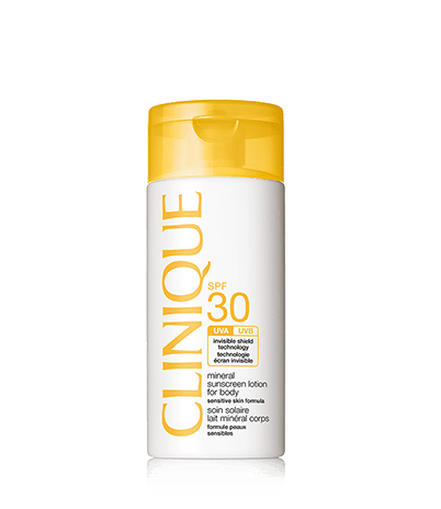 Lotion minérale pour le corps avec écran solaire FPS 30