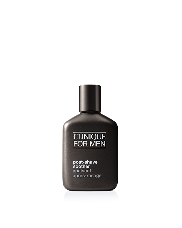 Clinique For Men&amp;trade; Post-Shave Soother, Aloe-rich formula helps soothe razor burn, dryness.
