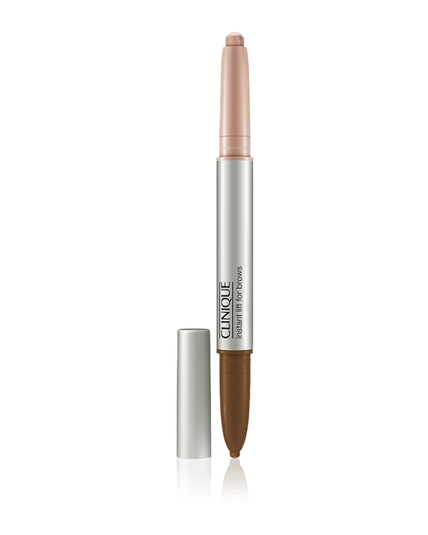 Instant Lift For Brows, A two-in-one brow pencil and pearlized highlighter duo for contrast and definition to give eyes a virtual lift.
