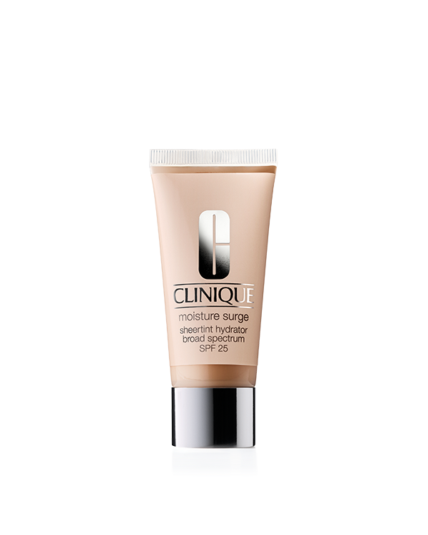 Moisture Surge™ Sheertint Hydrator Broad Spectrum SPF 25, A tinted hydrator that provides 12 hours of hydration, complexion perfection and protection all in one.