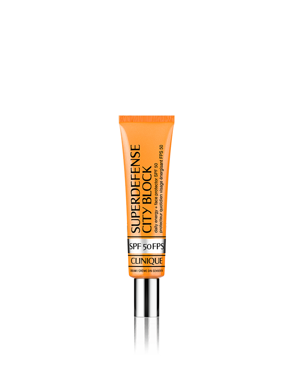 Superdefense™ City Block Broad Spectrum SPF 50 Daily Energy + Face Protector