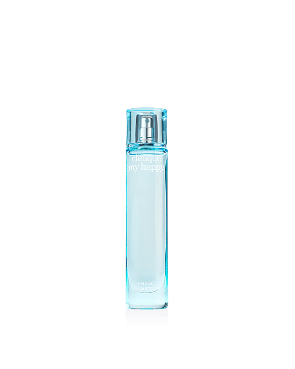 Clinique My Happy™&lt;br&gt;Indigo Mist, A fragrance mist with bluebells, wet green notes of melon, and violet leaf.&lt;br&gt;&lt;br&gt;Allergy tested