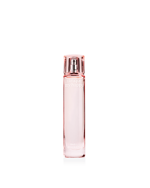 Clinique My Happy™&lt;br&gt;Baby Bouquet, A fragrance mist with bright mandarin and a tender heart of orange flower petals.&lt;br&gt;&lt;br&gt;Allergy tested.