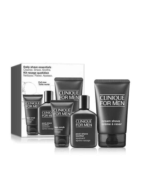 Daily Shave Essentials Set: Cleanse. Shave. Soothe, Set him up with a three-step routine for a close shave. A $86 value.