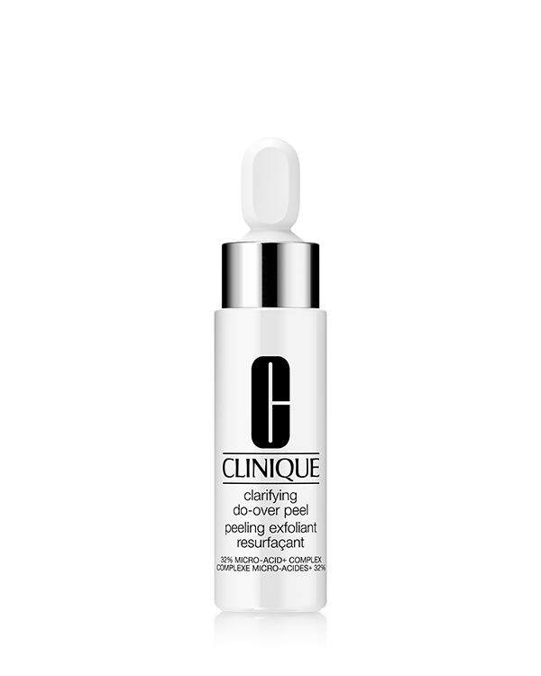 Clarifying Do-Over Peel, With a special 32% Micro-Acid+ Complex, reveals millions of fresher cells for skin that looks radiant and renewed.