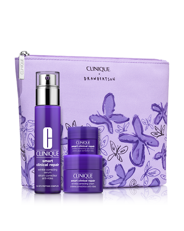 Wrinkle Fighting Routine, A collection of our best-in-class de-aging formulas for results you can see. A $163.00 value.