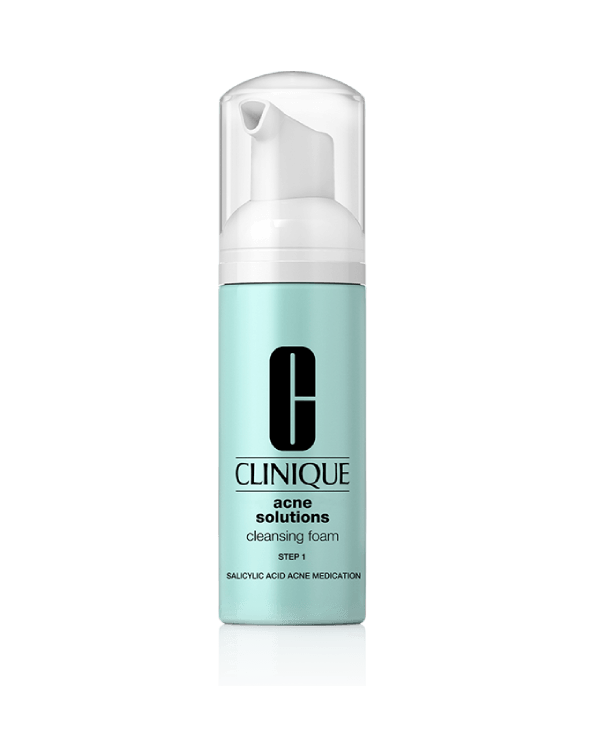 Acne Solutions&amp;trade; Cleansing Foam, Daily medicated cleanser powered by 2% salicylic acid helps clear and prevent acne, and unclog pores.