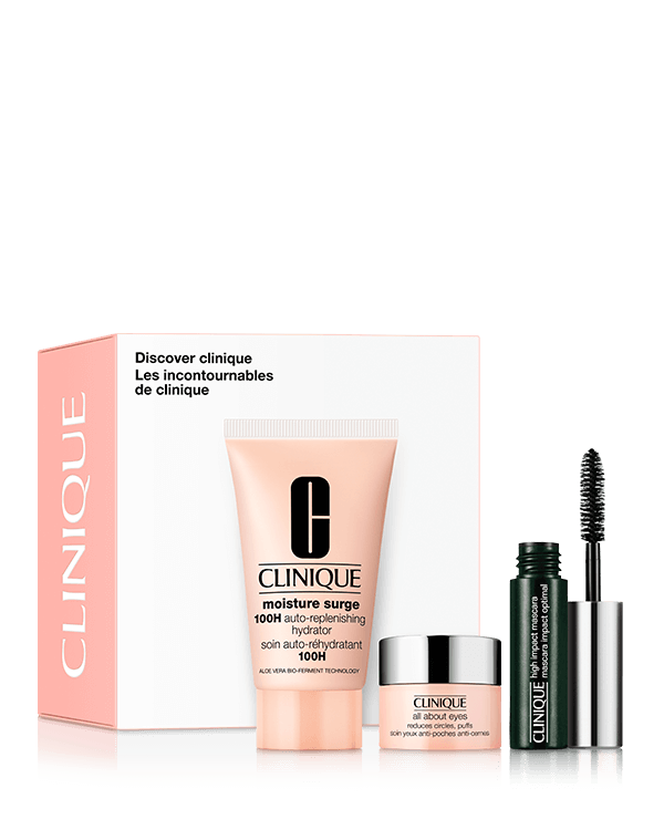 Discover Clinique, Three Clinique happy-skin essentials free of parabens, phthalates, and fragrance. $15.00 with any purchase. A $66.00 value.