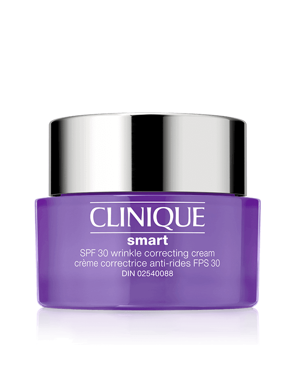 Clinique Smart Clinical Repair™ Broad Spectrum SPF 30 Wrinkle Correcting Cream, Dermal-active SPF 30 formula visibly repairs wrinkles, protects with SPF 30, and helps prevent future damage.