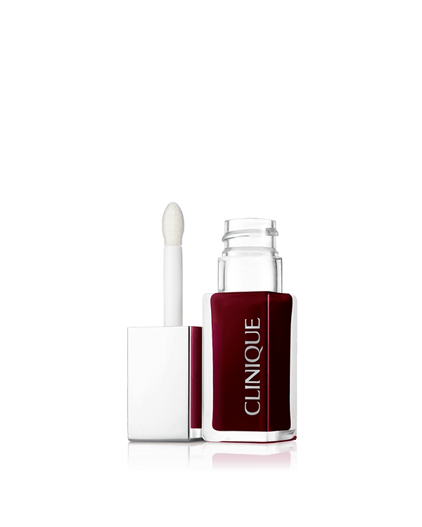 Clinique Pop™ Lip + Cheek Oil in Black Honey, A two-in-one tinted oil that delivers a dewy pop of our iconic Black Honey shade for lips and cheeks.