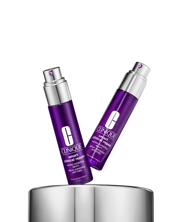 Smart De-Aging Duo: Serum Set, A skincare duo featuring Clinique&#039;s most advanced anti-aging serum in two full sizes.