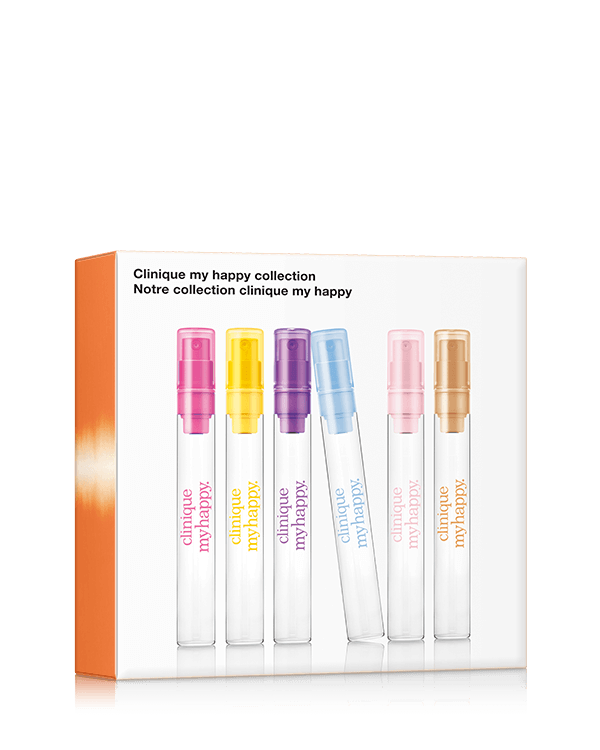 Clinique My Happy Fragrance Collection, Mix your own memories with six layerable scents of Clinique My Happy™. A $56.00 value.