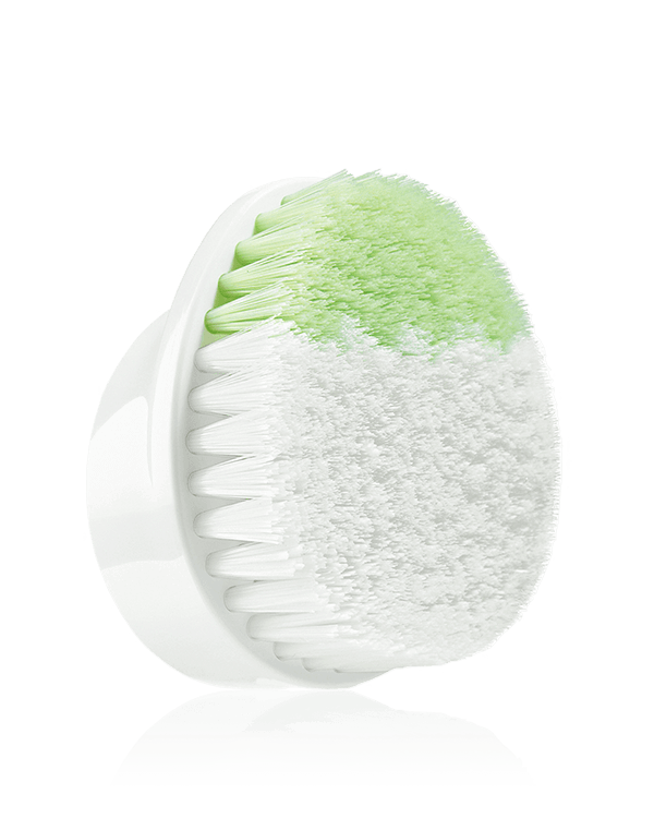 Clinique Sonic System Purifying Cleansing Brush Head, Our dermatologist-developed brush has two types of bristles for targeted cleansing.
