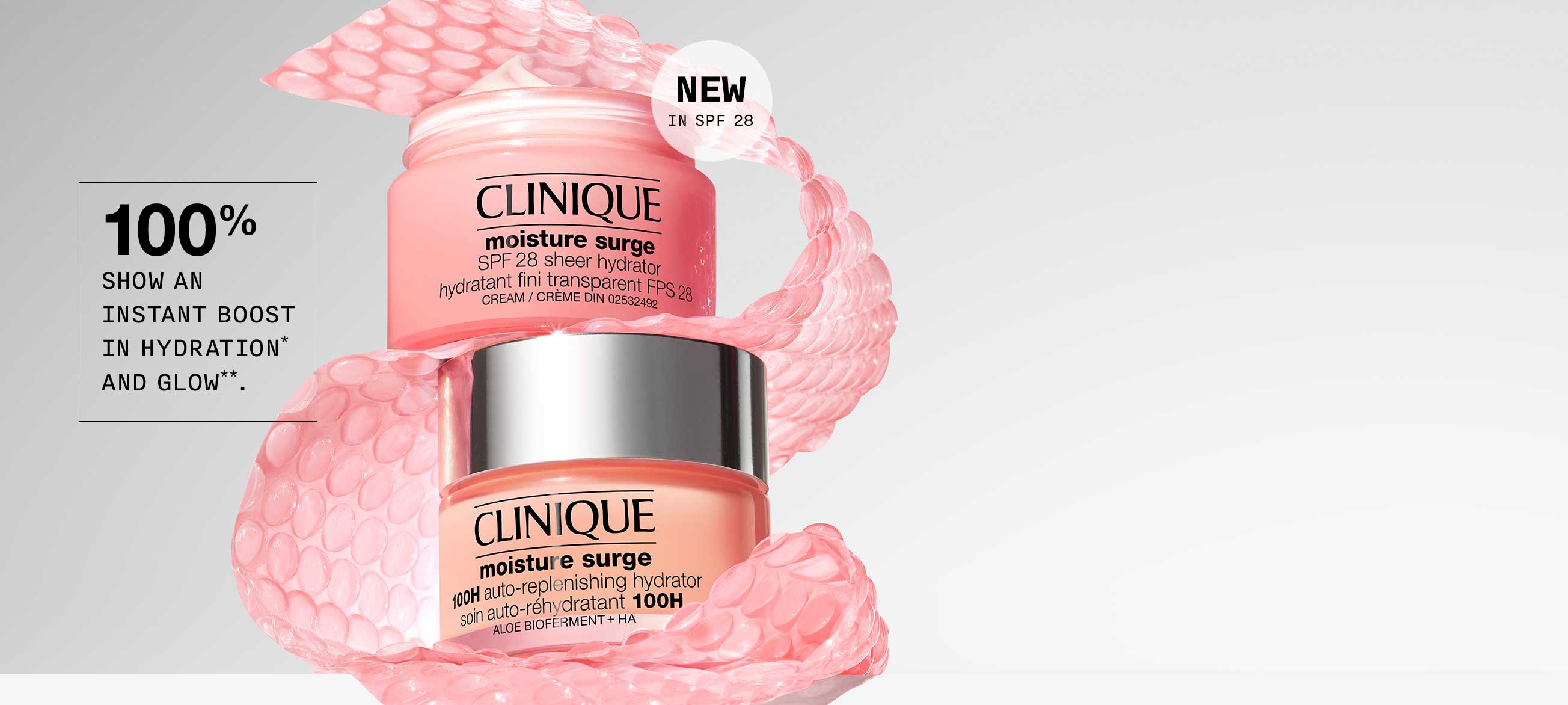 Moisture Surge™ makes skin more resilient to daily dehydrators.