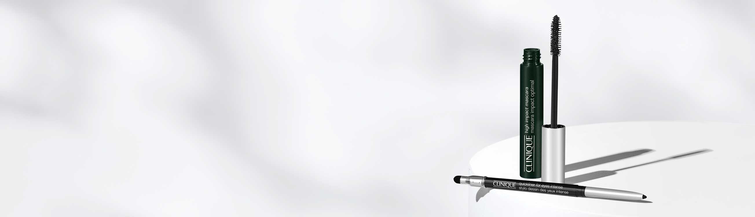 Get a full-size High Impact™ Mascara + Quickliner™ For Eyes Intense Duo in Black free with eligible $85 purchase.*